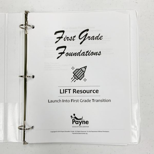 FGF LIFT (Launch Into 1st Grade Transition) Binder - Image 3