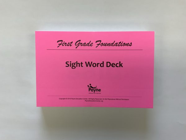 FGF Sight Word Deck