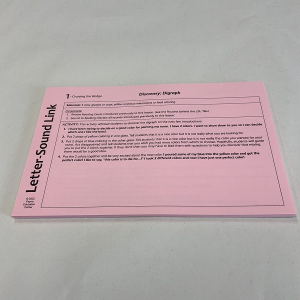 CTB Letter Sound Link Cards (Pink) - Image 2