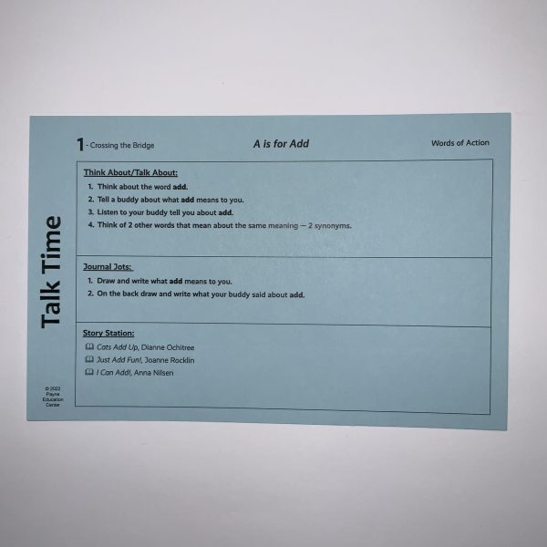 CTB Talk Time Cards (Light Blue)