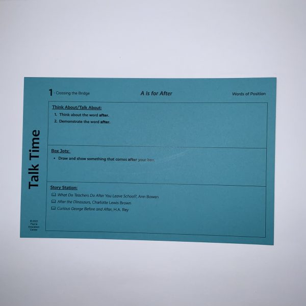 CTB Talk Time Cards (Teal)