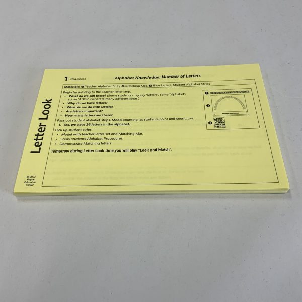 NR Letter Look Cards (Yellow) - Image 2