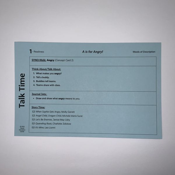 NR Talk Time Cards (Light Blue)