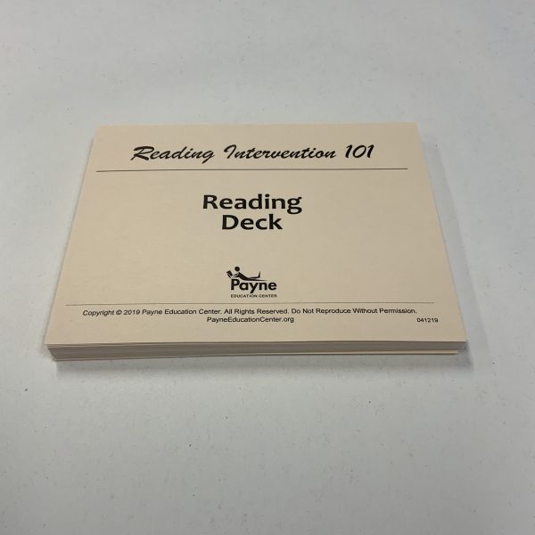 RI 101 Reading Deck - Image 2