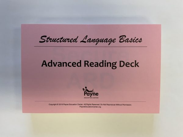 SLB Advanced Reading Deck