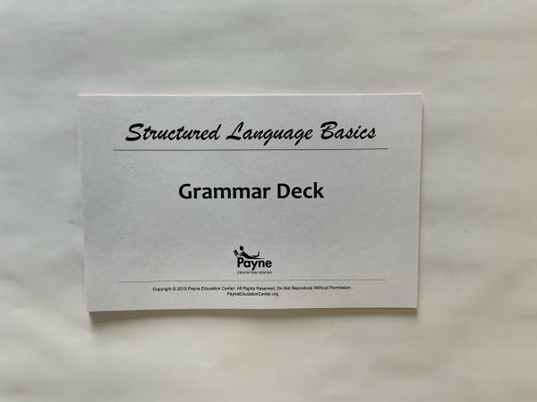 SLB Grammar Deck