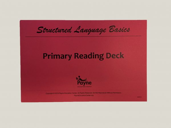 SLB Primary Reading Deck