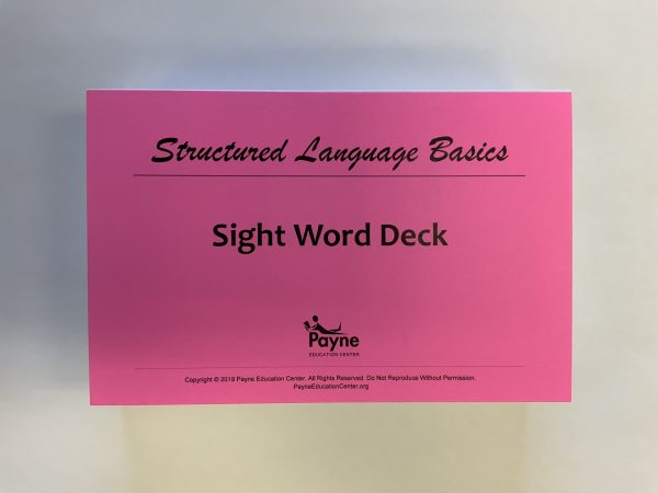 SLB Sight Word Deck