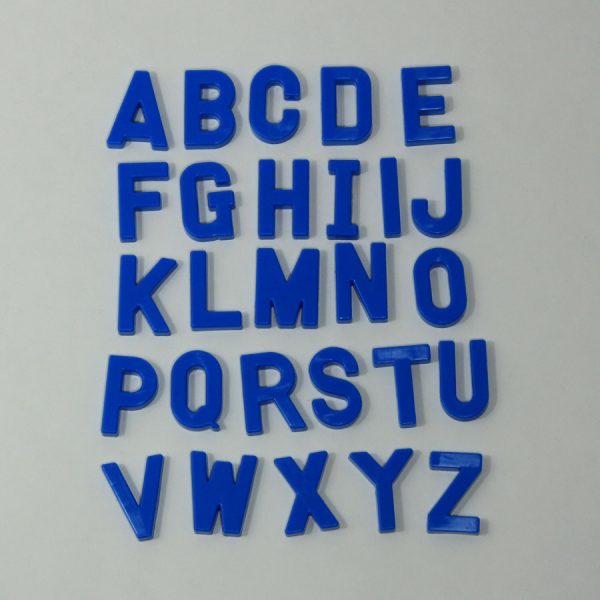 Uppercase Alphabet Set (Blue; A-Z)