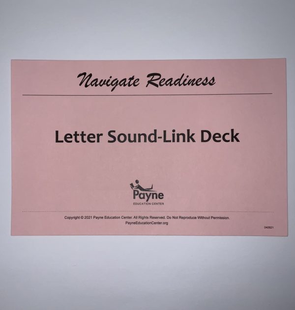 NR Letter Sound Link Deck