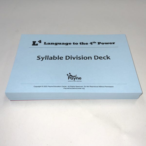 L4 Syllable Division Deck